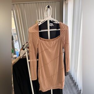 PRINCESS POLLY NUDE / NAKED DRESS - SIZE 8